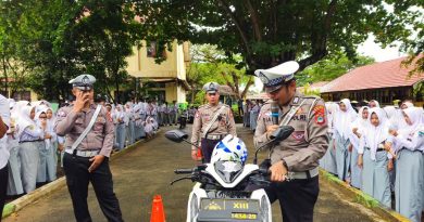 Keseruan SAFETY RIDING berkolaborasi dengan POLRES Banjarbaru