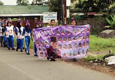 Gerak Jalan HUT SMA Negeri 2 Banjarbaru Ke-48