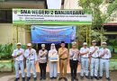 Hari Lalu Lintas Bhayangkara ke-70, Polantas Polda Kalsel Edukasi Siswa SMAN 2 Banjarbaru