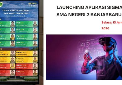 SMA Negeri 2 Banjarbaru Resmi Luncurkan Aplikasi SIGMA