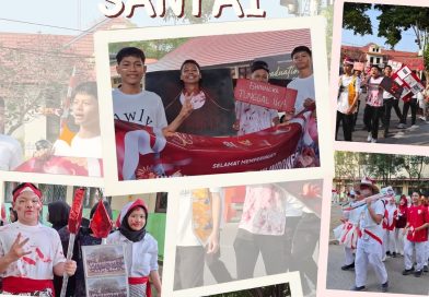 Semarak HUT ke-81 RI, SMA Negeri 2 Banjarbaru Gelar Jalan Santai Bersama Guru, Staf, dan Siswa