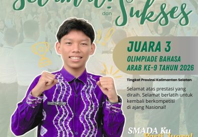 Juara dalam Olimpiade Bahasa Arab (OBA) ke-9 Tingkat Provinsi Kalimantan Selatan!