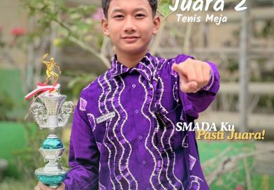 Juara 2 dalam Kejuaraan Turnamen Tenis Meja Terbuka ke-6 DPRD Cup